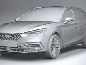 Seat Leon Sportstourer 2020 3D Model
