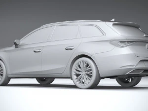 Seat Leon Sportstourer 2020 3D Model
