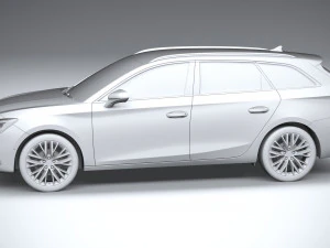 Seat Leon Sportstourer 2020 3D Model