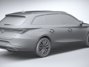 Seat Leon Sportstourer 2020 Modello 3D