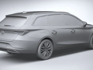 Seat Leon Sportstourer 2020 3D Model