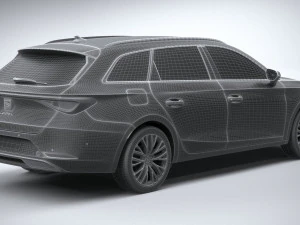 Seat Leon Sportstourer 2020 3D Model