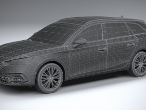 Seat Leon Sportstourer 2020 Modello 3D