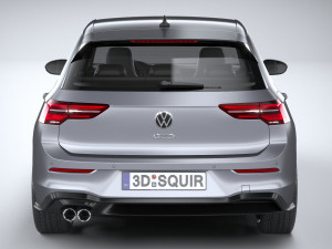 Volkswagen Golf GTD 5-door 2020 3D Model