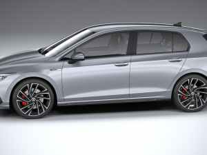 Volkswagen Golf GTD 5-door 2020 3D Model