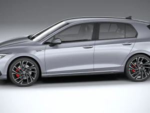 Volkswagen Golf GTD 5-door 2020 3D Model