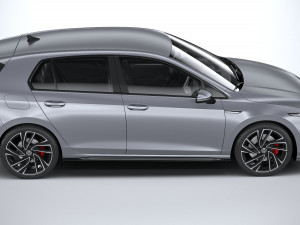 Volkswagen Golf GTD 5-door 2020 3D Model