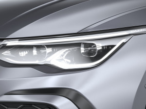 Volkswagen Golf GTD 5-door 2020 3D Model