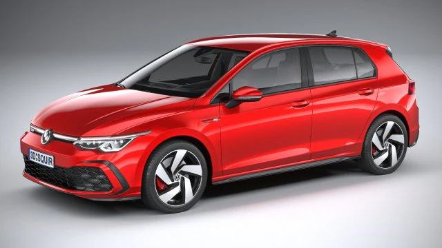 폭스바겐 골프 GTI 5도어 2020 3D 모델 .c4d .max .obj .3ds .fbx .stl .blend 