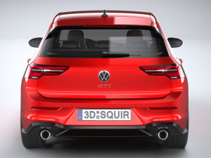 Volkswagen Golf GTI 5-door 2020 3D 모델