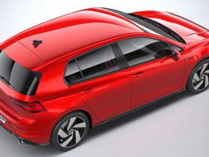 Volkswagen Golf GTI 5-door 2020 3D 모델