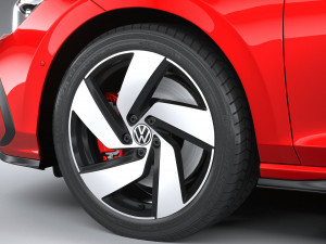 Volkswagen Golf GTI 5-door 2020 3D 모델