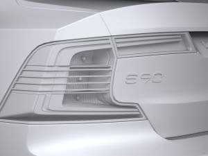 Volvo S90 2020 3D Model
