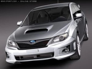 Subaru Impreza WRX STI Sedan 2010 3D Model