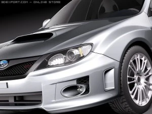 Subaru Impreza WRX STI Sedan 2010 3D Model