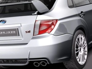 Subaru Impreza WRX STI Sedan 2010 3D Model