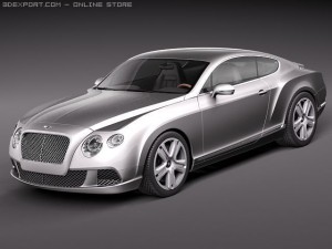 Bentley Continental GT 2012 3D मॉडल