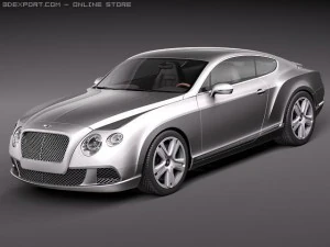 Bentley Continental GT 2012 Modelo 3D