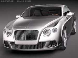 Bentley Continental GT 2012 Model 3D