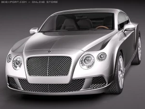 Bentley Continental GT 2012 3D Model
