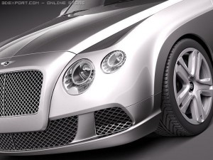 Bentley Continental GT 2012 Model 3D