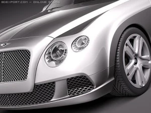 Bentley Continental GT 2012 3D Model