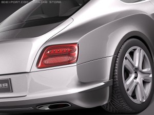 Bentley Continental GT 2012 Model 3D
