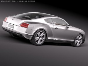 Bentley Continental GT 2012 Model 3D