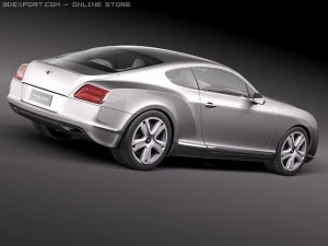 Bentley Continental GT 2012 3D Model