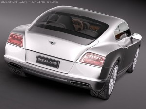 Bentley Continental GT 2012 Model 3D