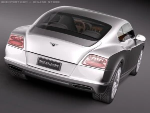 Bentley Continental GT 2012 3D Model
