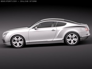 Bentley Continental GT 2012 Model 3D