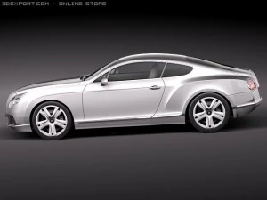 Bentley Continental GT 2012 3D Model