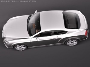 Bentley Continental GT 2012 Model 3D