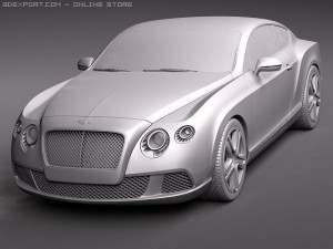 Bentley Continental GT 2012 Model 3D