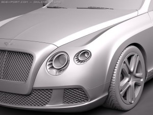 Bentley Continental GT 2012 Model 3D