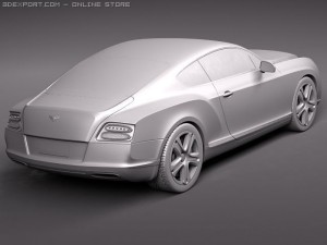 Bentley Continental GT 2012 Model 3D