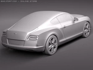 Bentley Continental GT 2012 3D Model