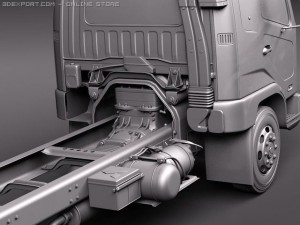 Mitsubishi Fuso FK13 3D 模型