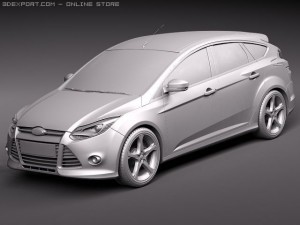Focus 5-door Hatchback 2012 Modelo 3D