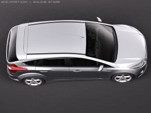 Focus 5-door Hatchback 2012 Modelo 3D