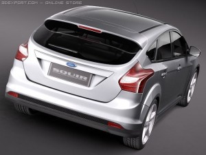 Focus 5-door Hatchback 2012 Modelo 3D