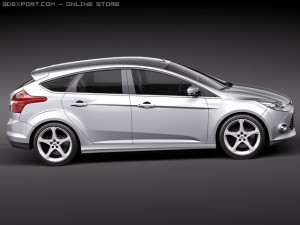 Focus 5-door Hatchback 2012 Modelo 3D