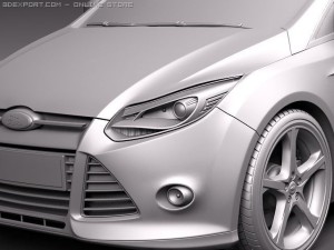 Focus 5-door Hatchback 2012 Modelo 3D