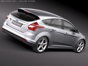 Focus 5-door Hatchback 2012 Modelo 3D