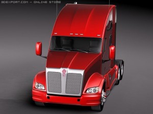Kenworth T700 2010 3D Model