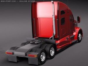 Kenworth T700 2010 3D Model
