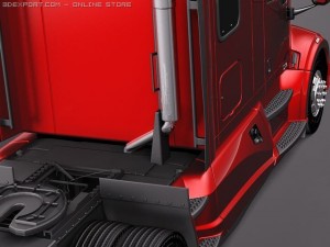 Kenworth T700 2010 3D Model