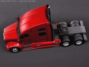 Kenworth T700 2010 3D Model