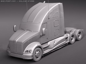 Kenworth T700 2010 3D Model